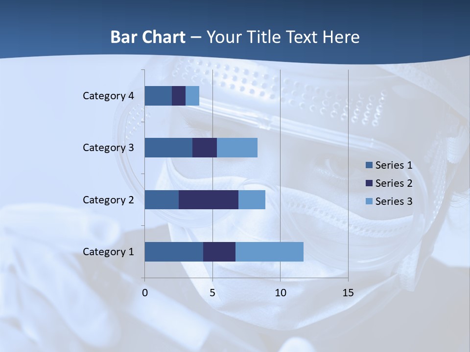 A Woman In A Mask And Goggles Holding A Pipe PowerPoint Template