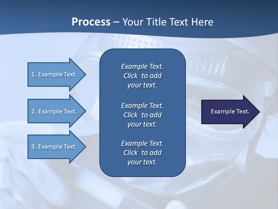 A Woman In A Mask And Goggles Holding A Pipe PowerPoint Template