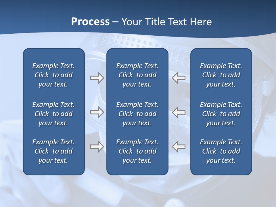 A Woman In A Mask And Goggles Holding A Pipe PowerPoint Template