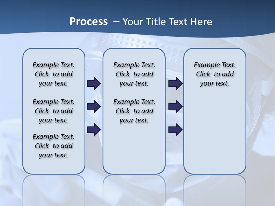 A Woman In A Mask And Goggles Holding A Pipe PowerPoint Template