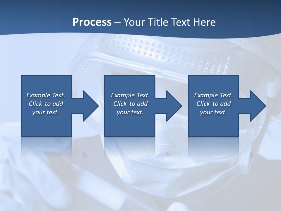 A Woman In A Mask And Goggles Holding A Pipe PowerPoint Template