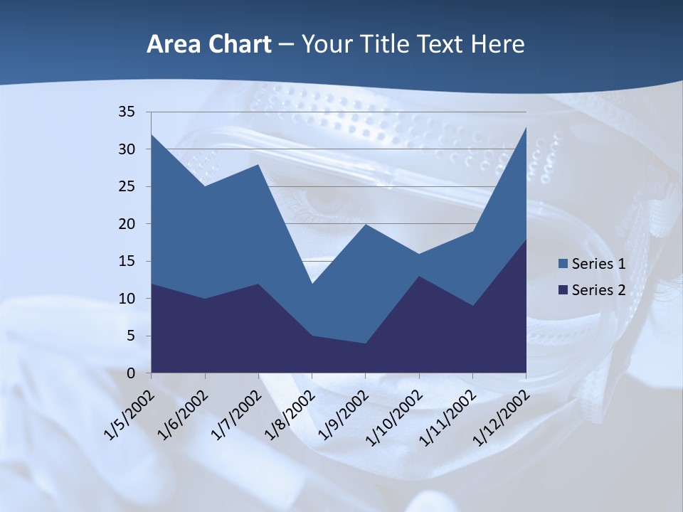 A Woman In A Mask And Goggles Holding A Pipe PowerPoint Template