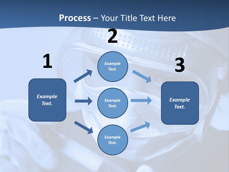 A Woman In A Mask And Goggles Holding A Pipe PowerPoint Template