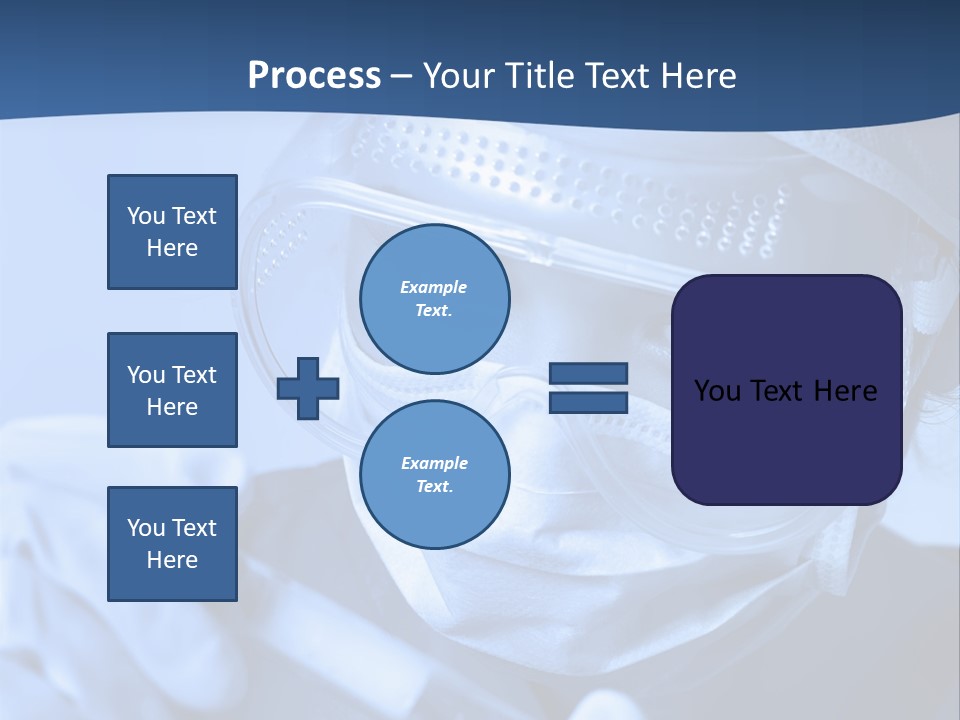 A Woman In A Mask And Goggles Holding A Pipe PowerPoint Template