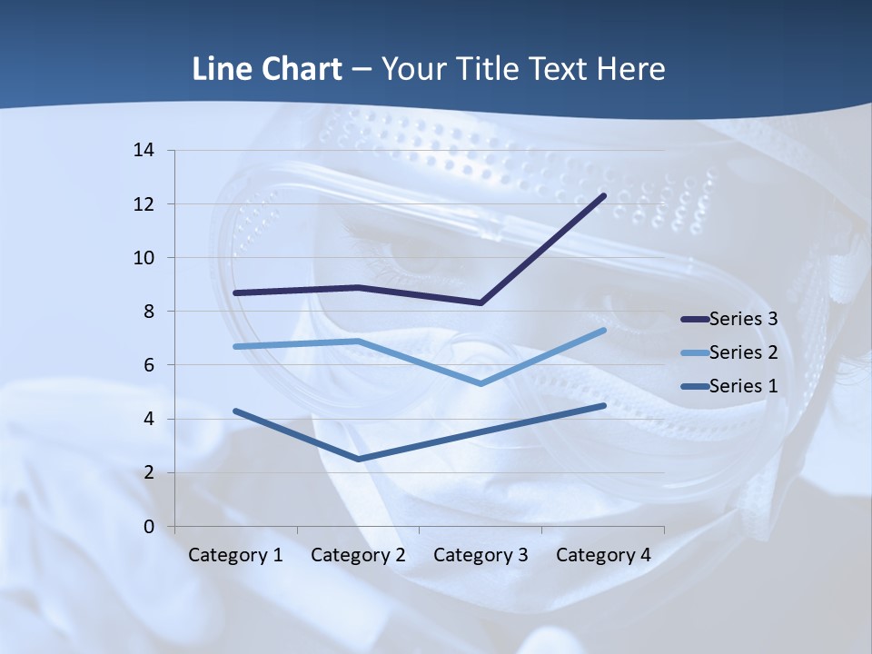 A Woman In A Mask And Goggles Holding A Pipe PowerPoint Template