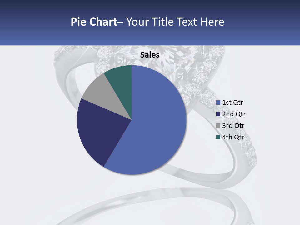 A Diamond Ring With A Name Tag On It PowerPoint Template