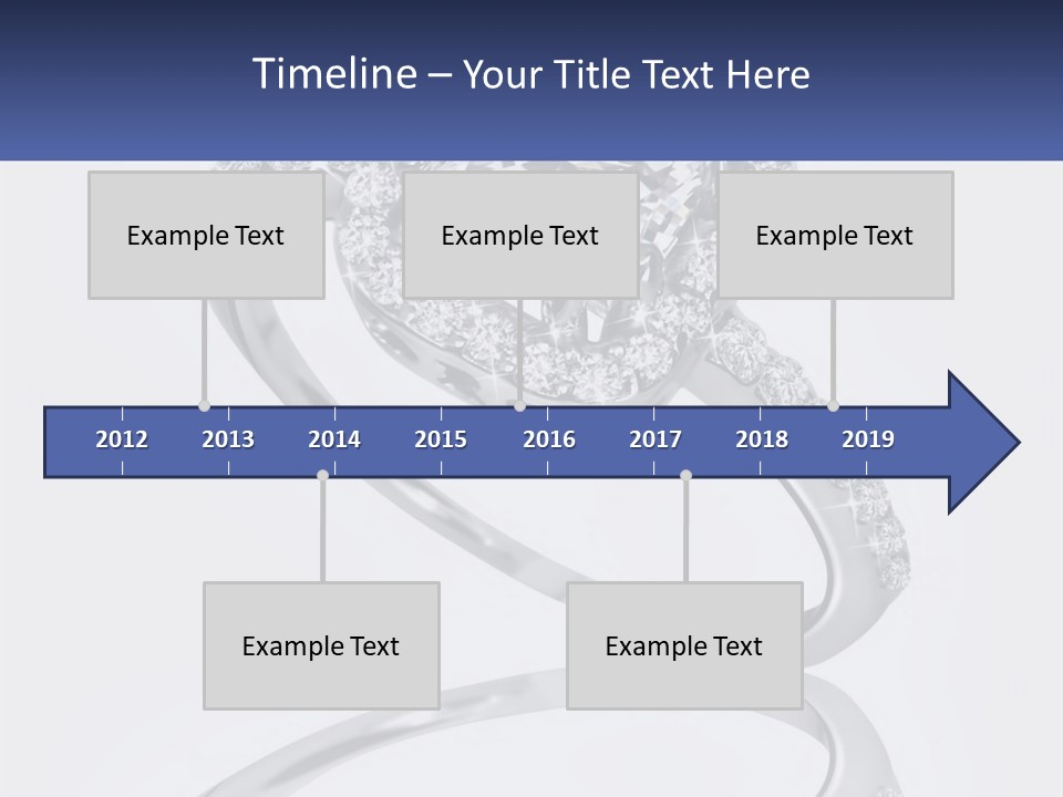 A Diamond Ring With A Name Tag On It PowerPoint Template