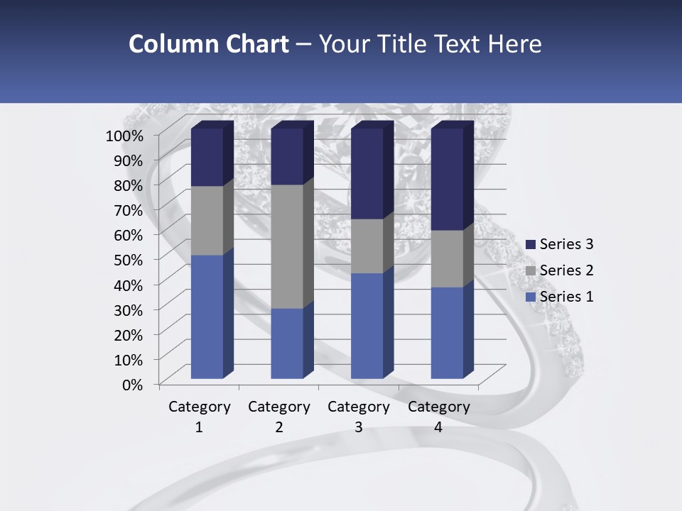 A Diamond Ring With A Name Tag On It PowerPoint Template