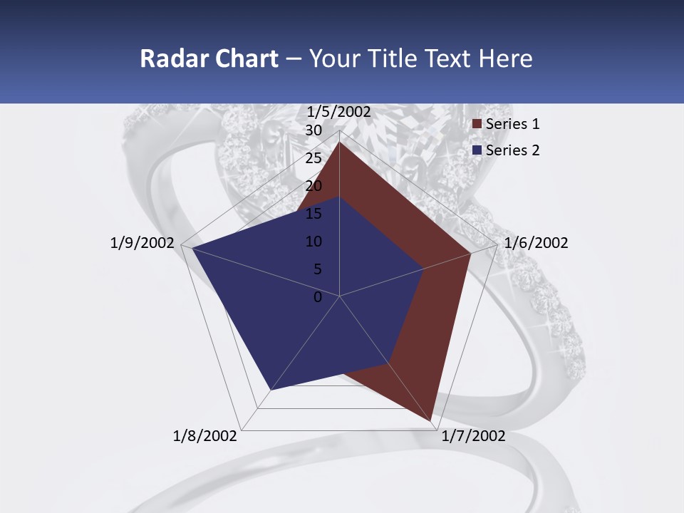 A Diamond Ring With A Name Tag On It PowerPoint Template