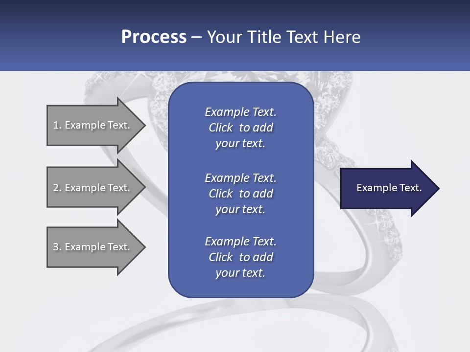 A Diamond Ring With A Name Tag On It PowerPoint Template