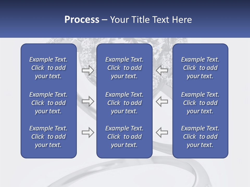A Diamond Ring With A Name Tag On It PowerPoint Template