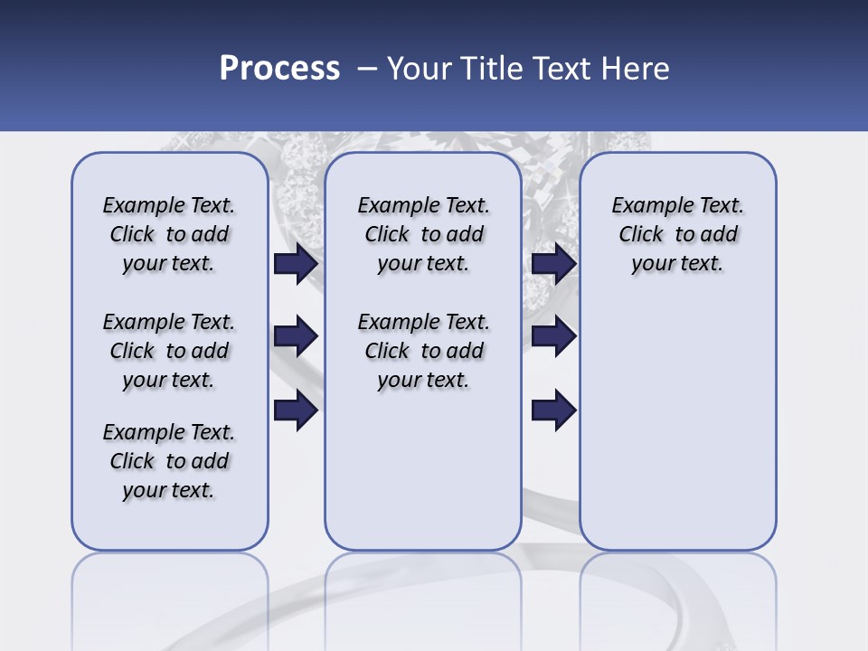 A Diamond Ring With A Name Tag On It PowerPoint Template