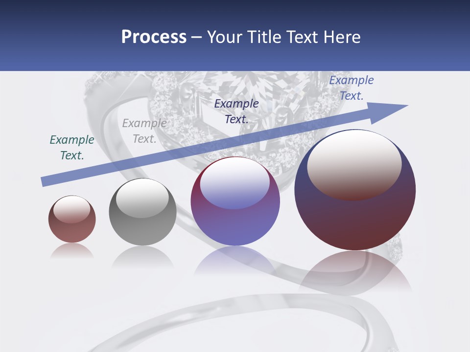 A Diamond Ring With A Name Tag On It PowerPoint Template