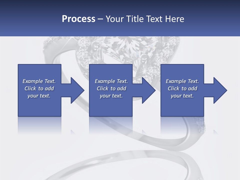 A Diamond Ring With A Name Tag On It PowerPoint Template