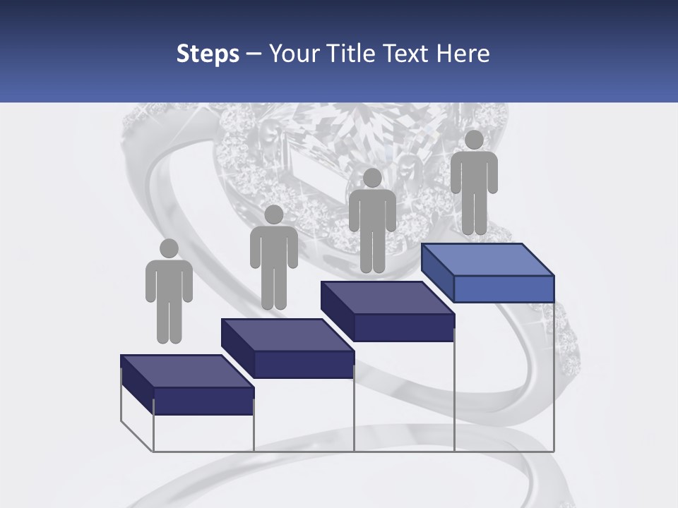 A Diamond Ring With A Name Tag On It PowerPoint Template