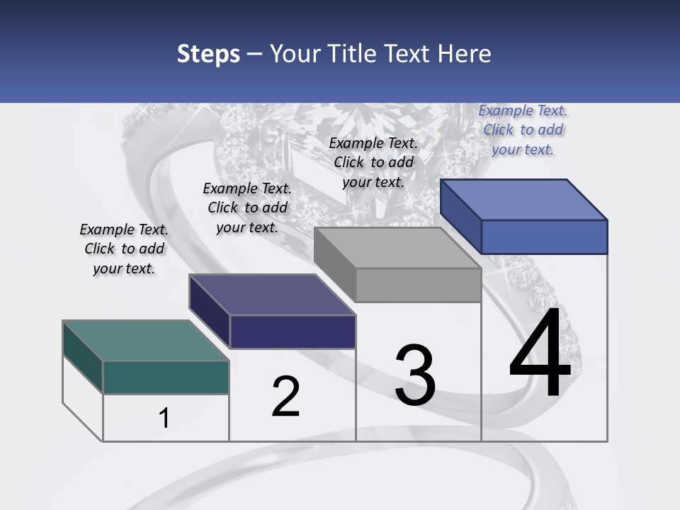 A Diamond Ring With A Name Tag On It PowerPoint Template