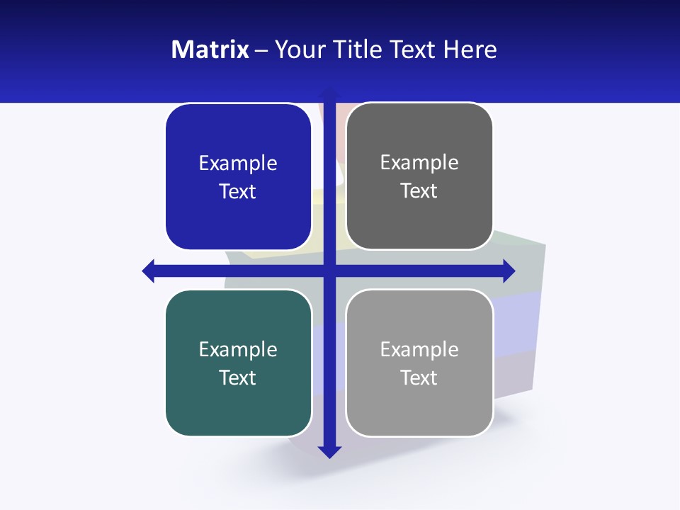 A 3D Image Of A Rainbow Colored Finger PowerPoint Template