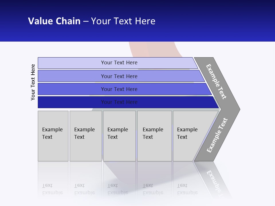 A 3D Image Of A Rainbow Colored Finger PowerPoint Template