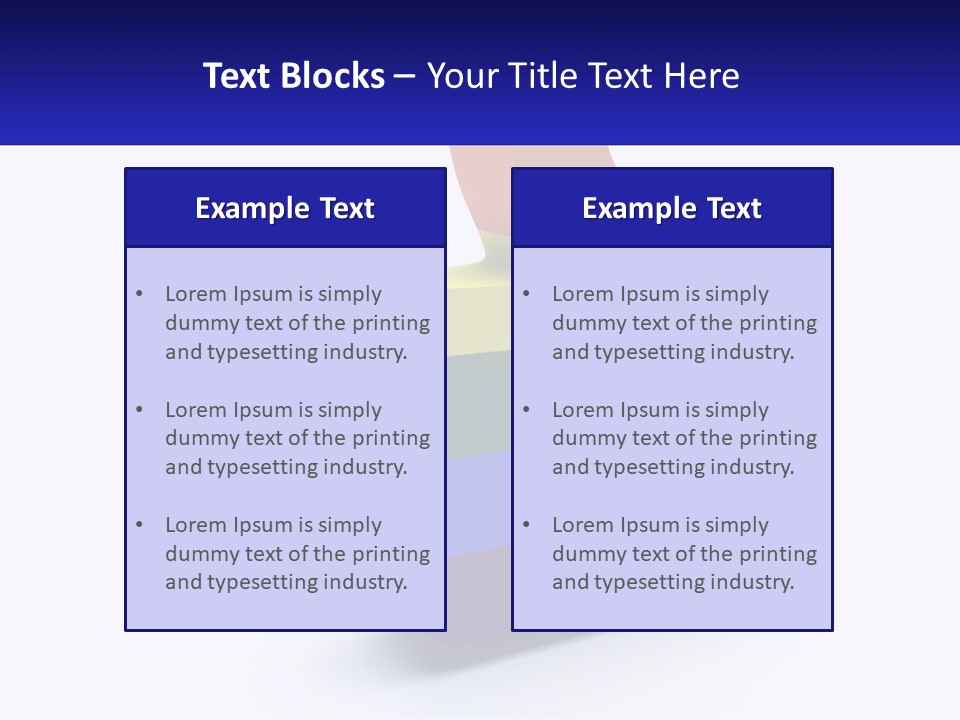 A 3D Image Of A Rainbow Colored Finger PowerPoint Template