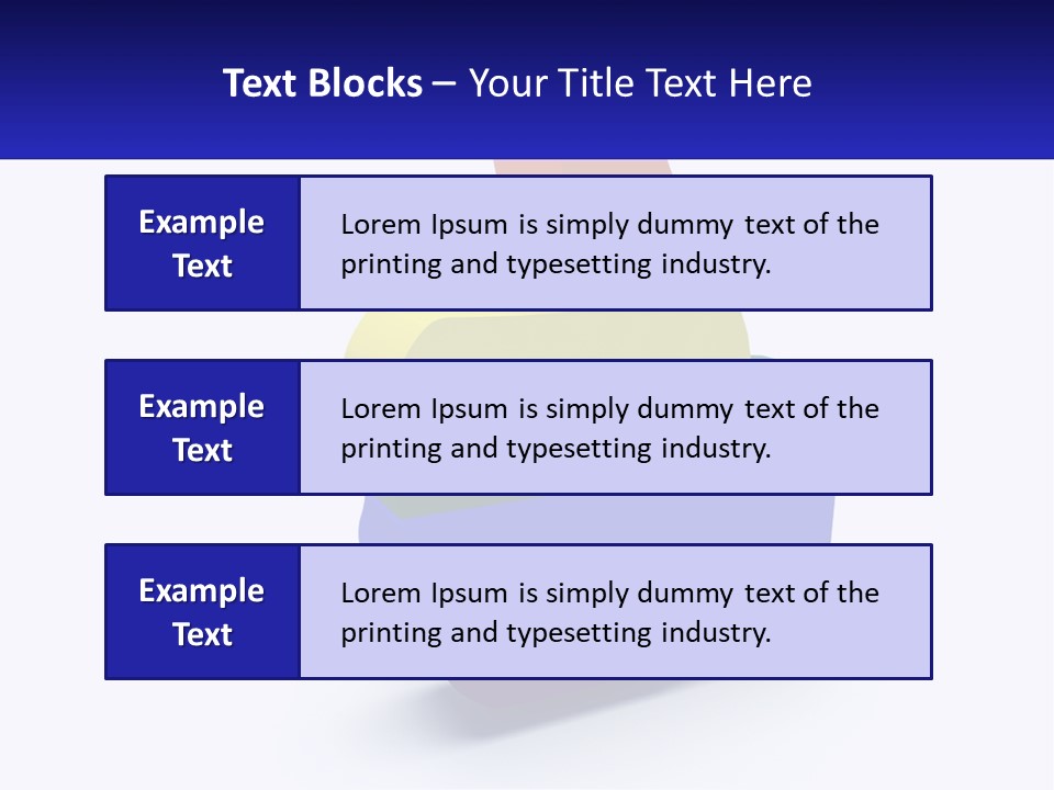 A 3D Image Of A Rainbow Colored Finger PowerPoint Template