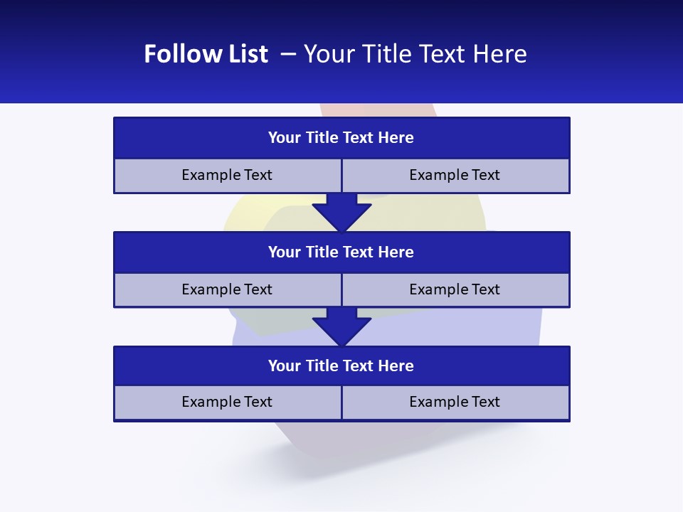 A 3D Image Of A Rainbow Colored Finger PowerPoint Template