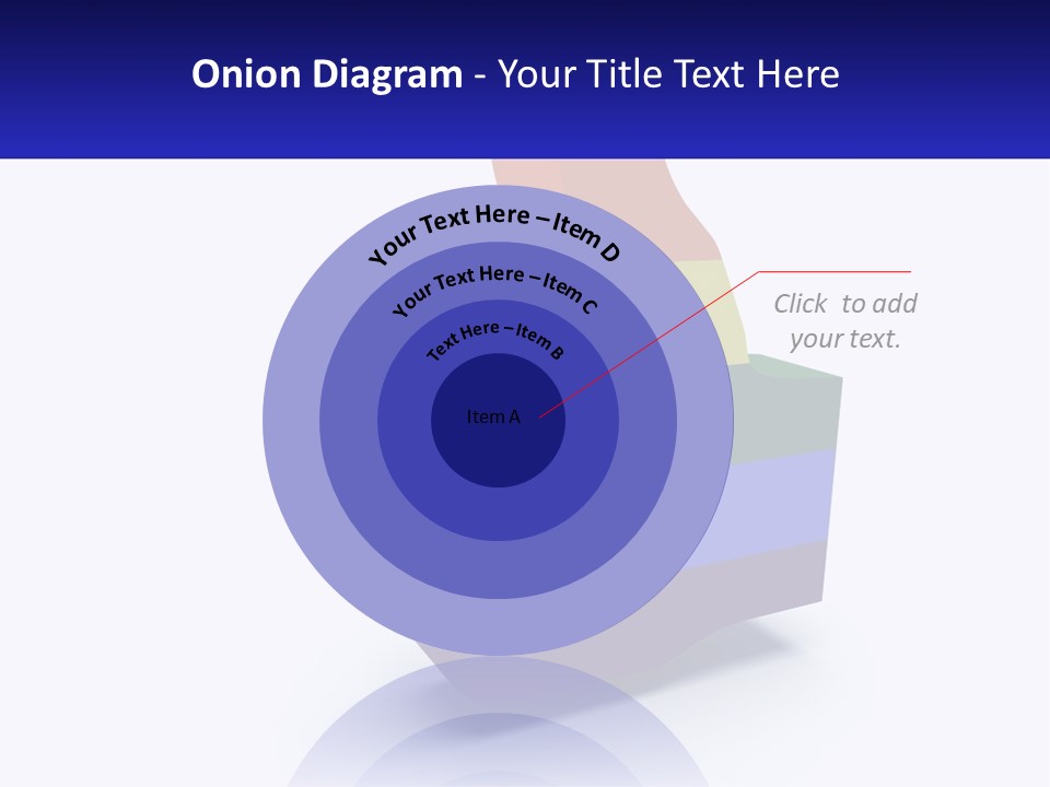 A 3D Image Of A Rainbow Colored Finger PowerPoint Template