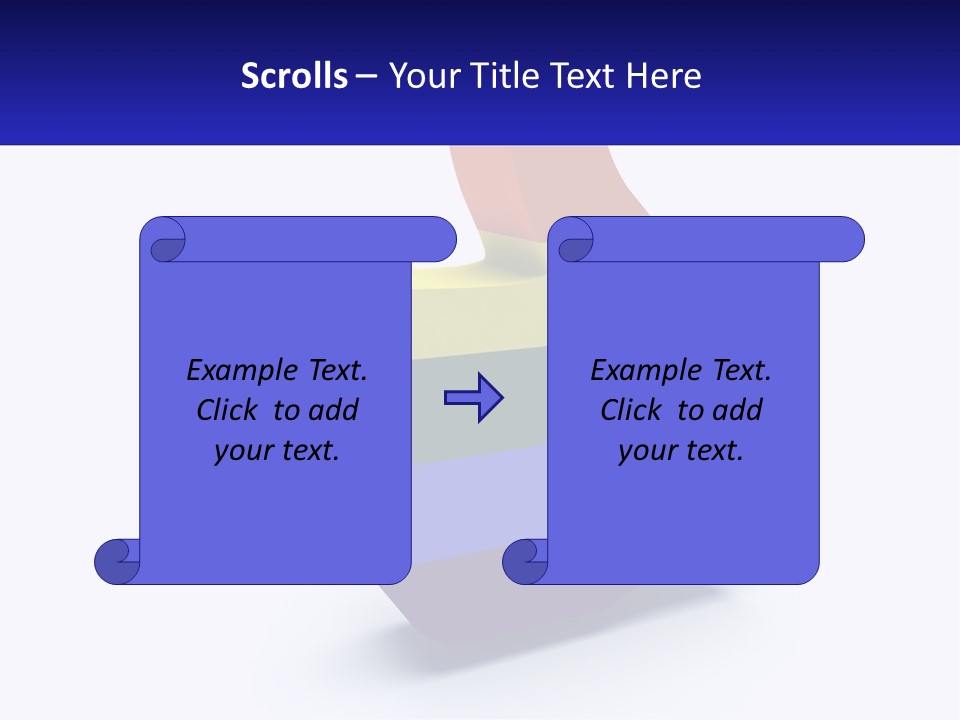 A 3D Image Of A Rainbow Colored Finger PowerPoint Template