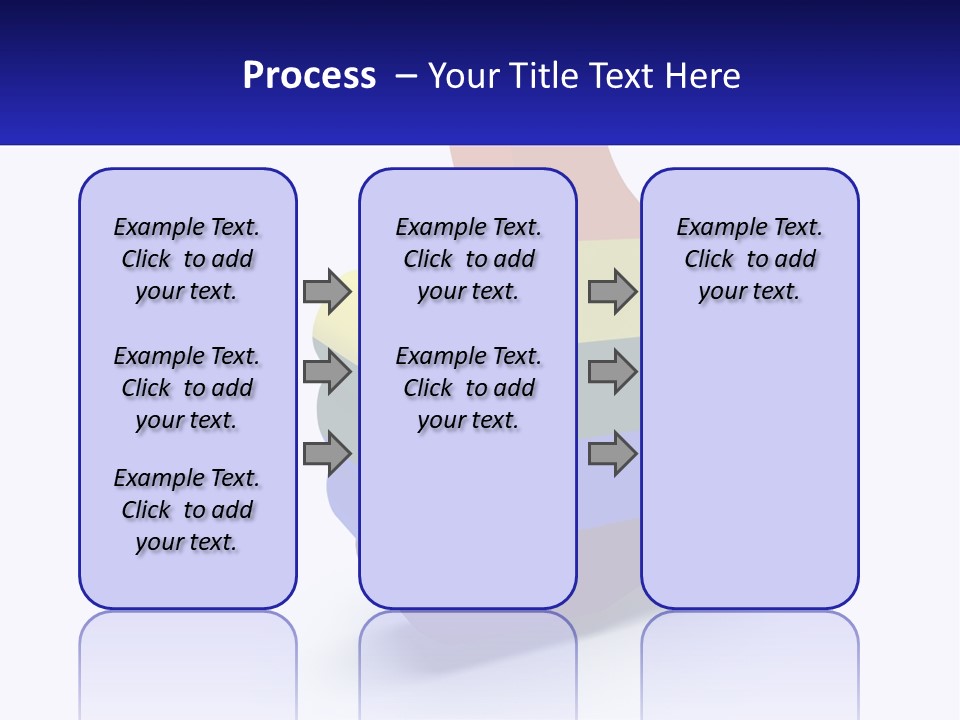 A 3D Image Of A Rainbow Colored Finger PowerPoint Template