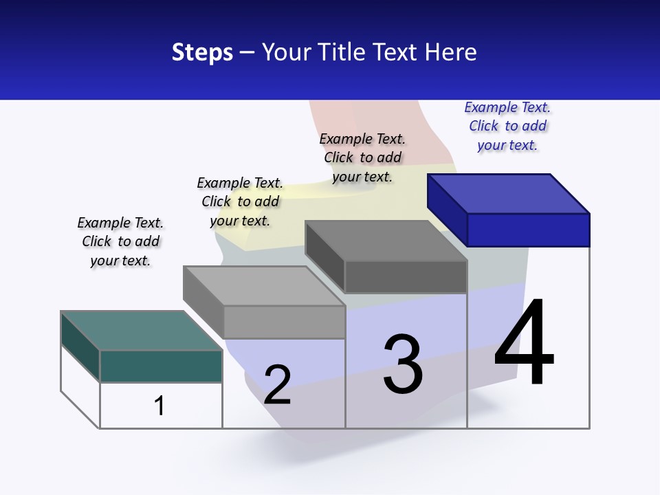A 3D Image Of A Rainbow Colored Finger PowerPoint Template