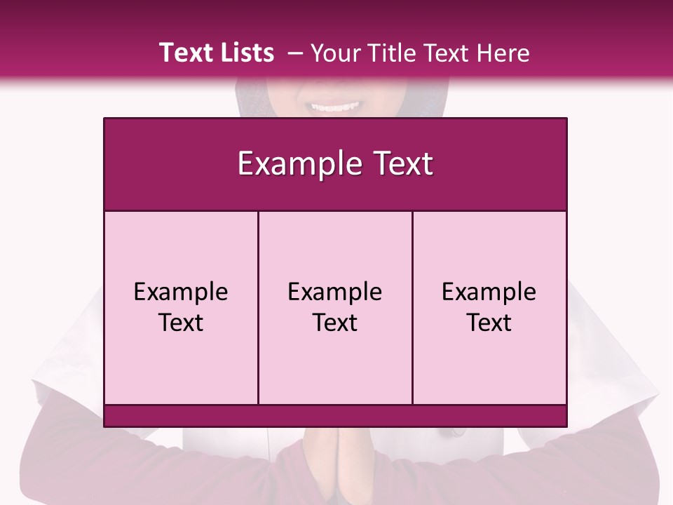 A Woman In A Doctor's Coat With A Stethoscope On Her PowerPoint Template