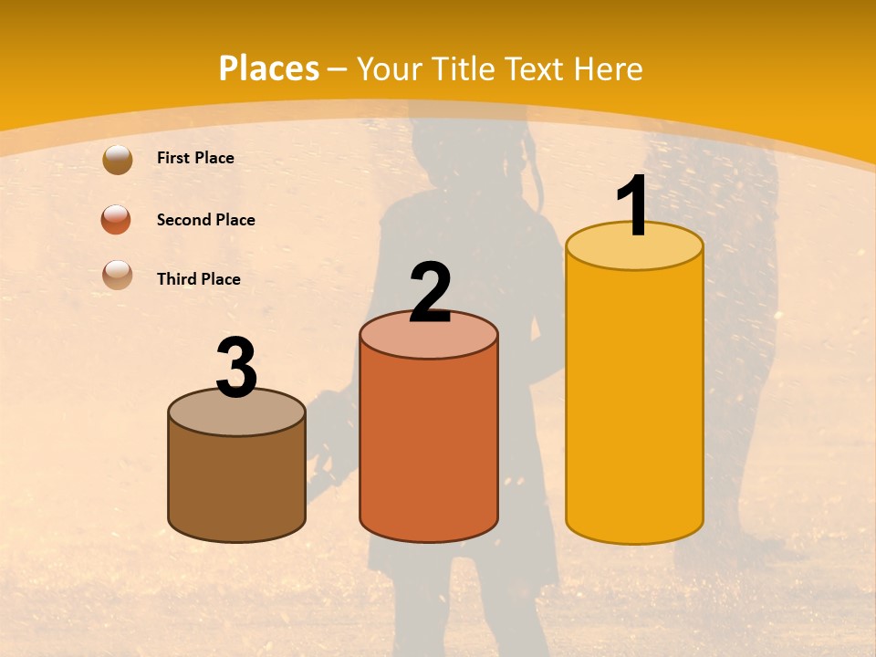 A Girl Standing In The Rain With Her Hands In Her Pockets PowerPoint Template