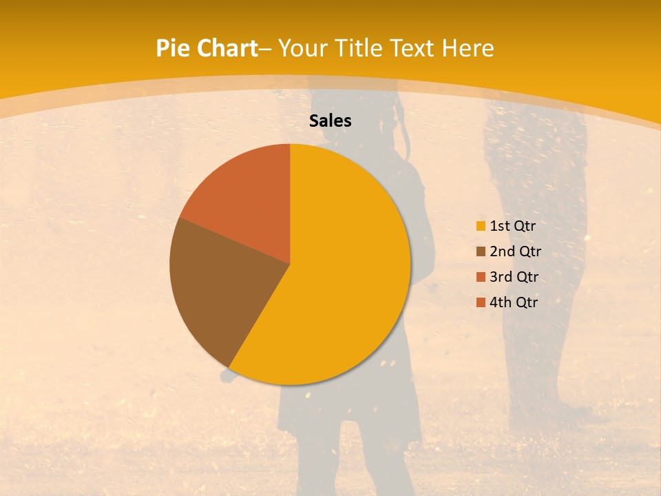 A Girl Standing In The Rain With Her Hands In Her Pockets PowerPoint Template