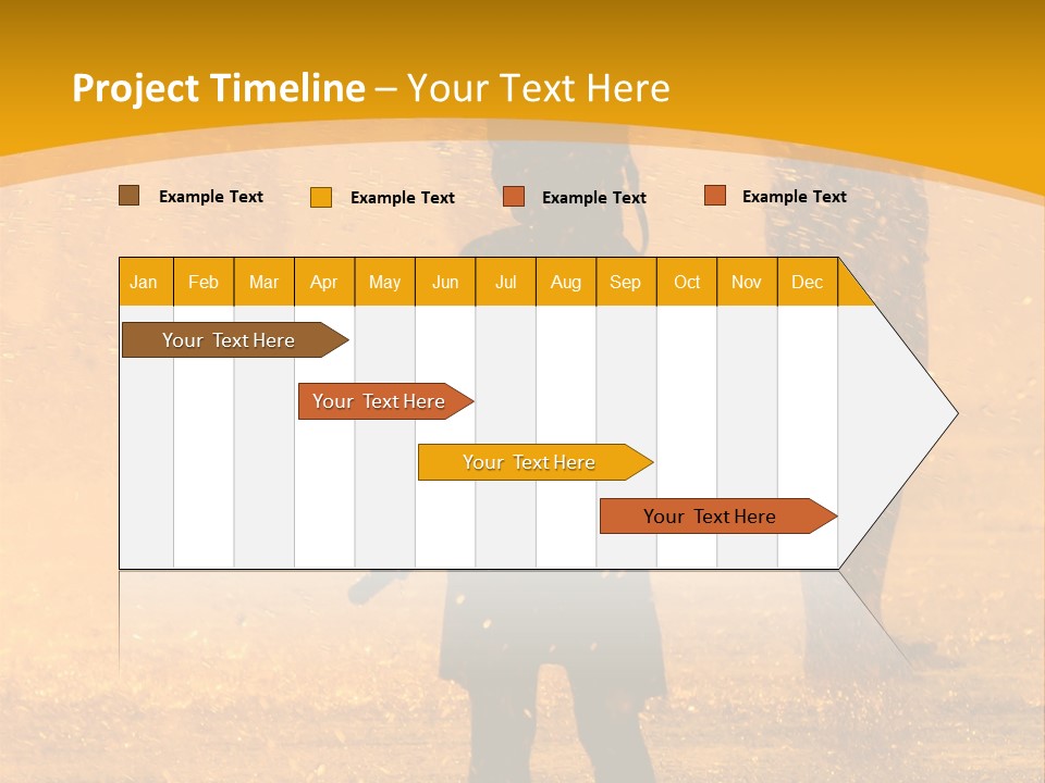 A Girl Standing In The Rain With Her Hands In Her Pockets PowerPoint Template