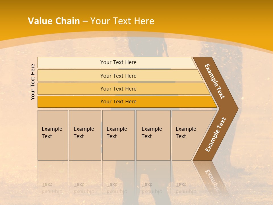 A Girl Standing In The Rain With Her Hands In Her Pockets PowerPoint Template