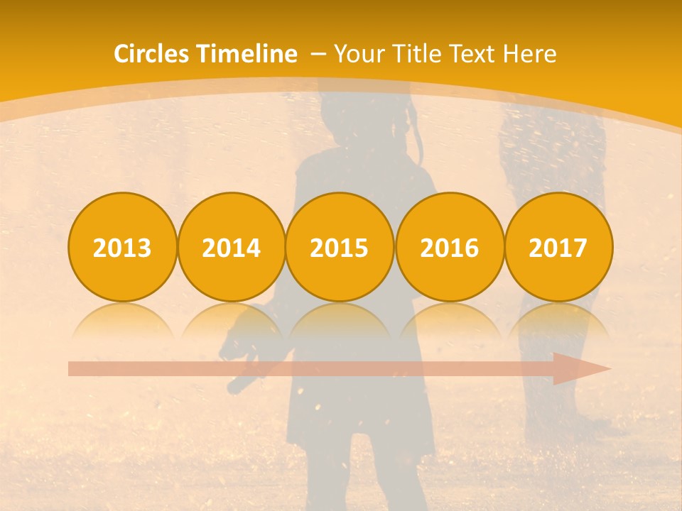 A Girl Standing In The Rain With Her Hands In Her Pockets PowerPoint Template