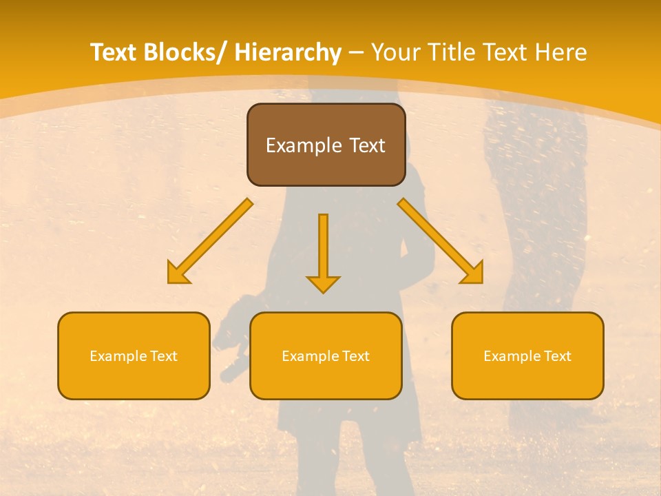 A Girl Standing In The Rain With Her Hands In Her Pockets PowerPoint Template