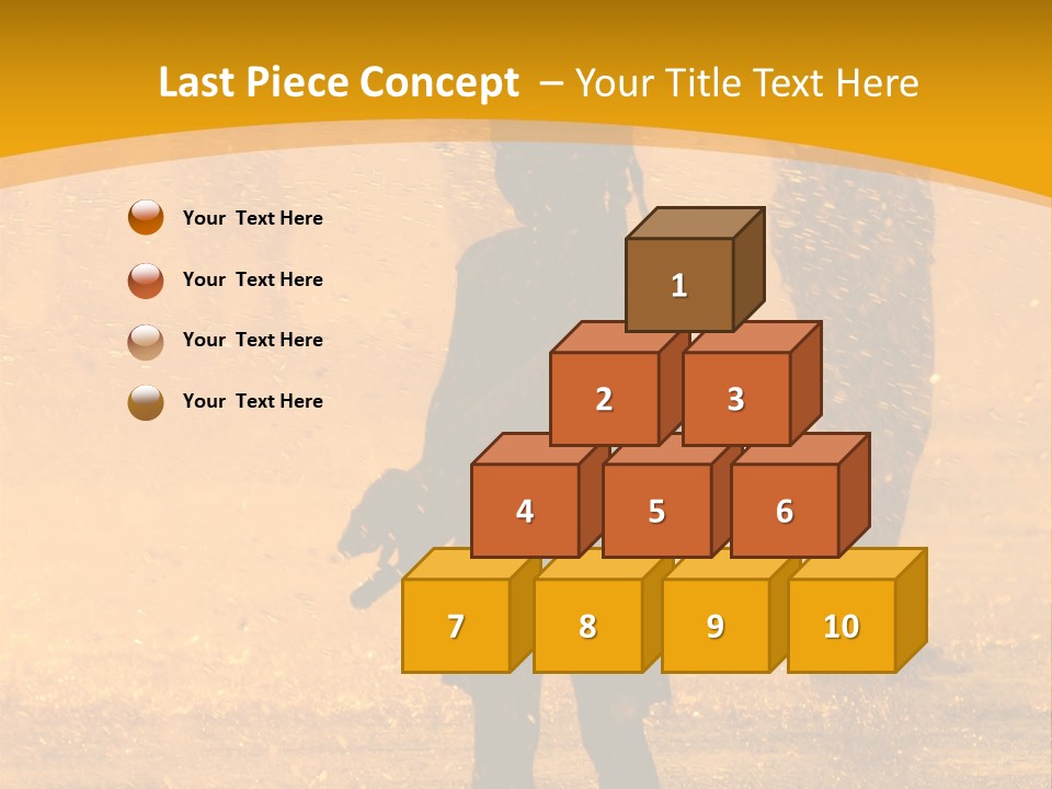 A Girl Standing In The Rain With Her Hands In Her Pockets PowerPoint Template