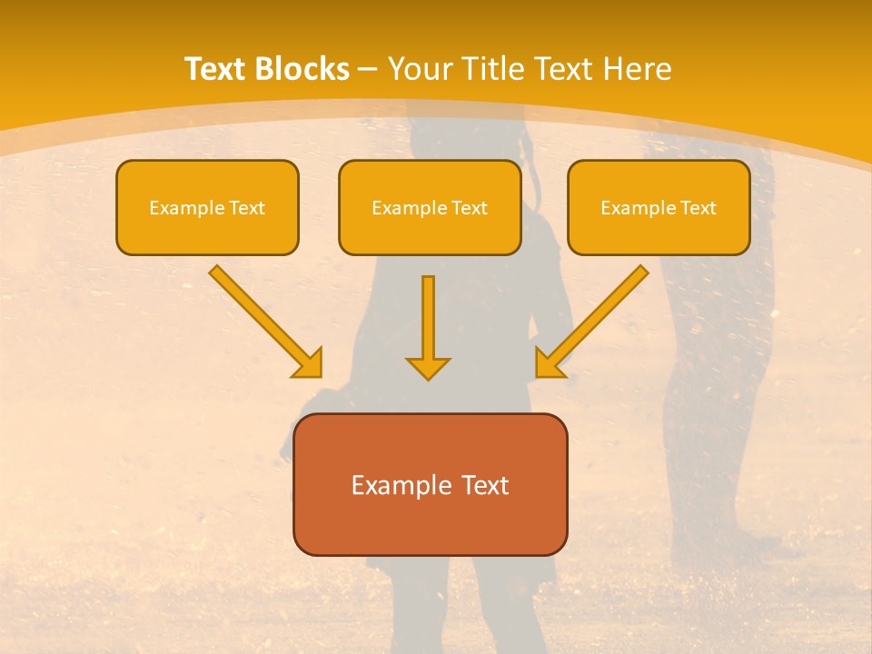 A Girl Standing In The Rain With Her Hands In Her Pockets PowerPoint Template