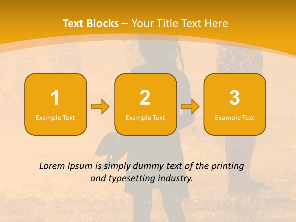 A Girl Standing In The Rain With Her Hands In Her Pockets PowerPoint Template