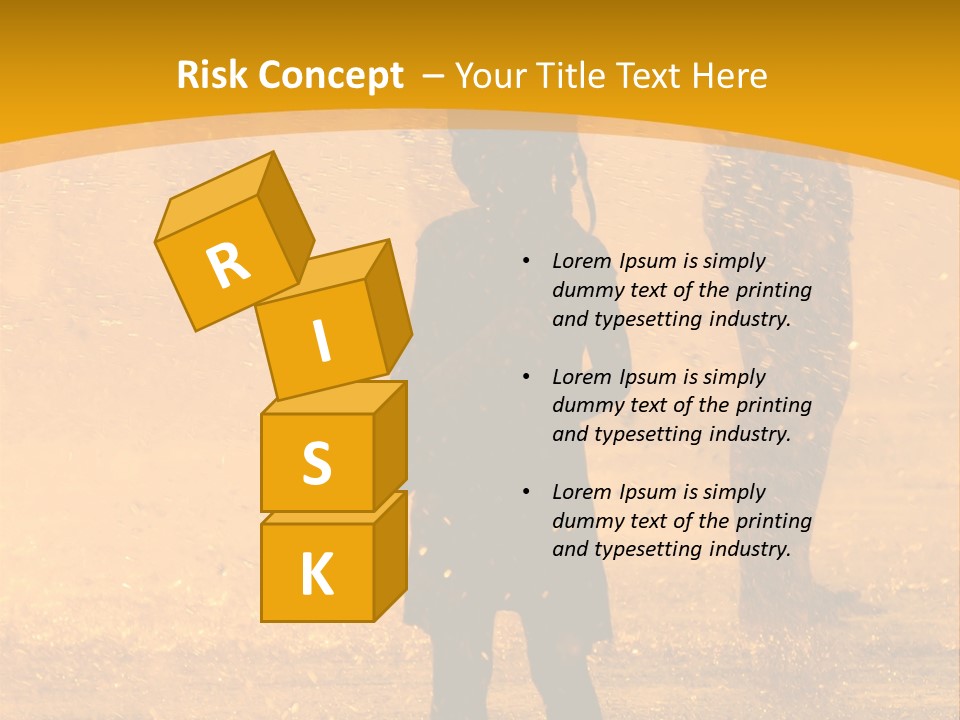 A Girl Standing In The Rain With Her Hands In Her Pockets PowerPoint Template