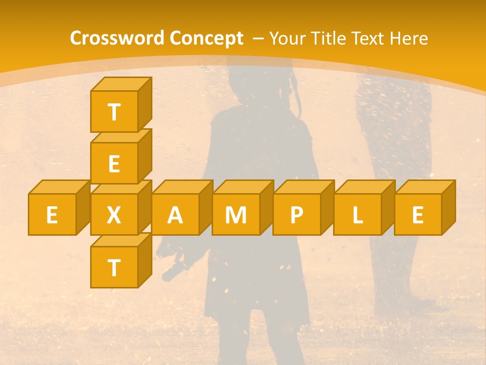 A Girl Standing In The Rain With Her Hands In Her Pockets PowerPoint Template