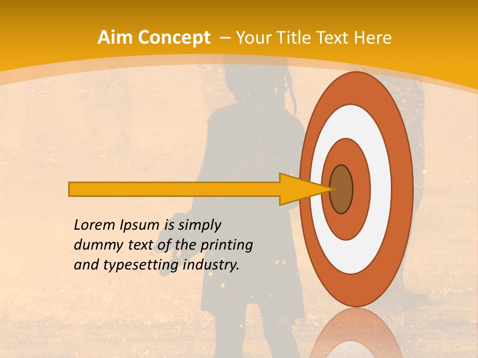 A Girl Standing In The Rain With Her Hands In Her Pockets PowerPoint Template