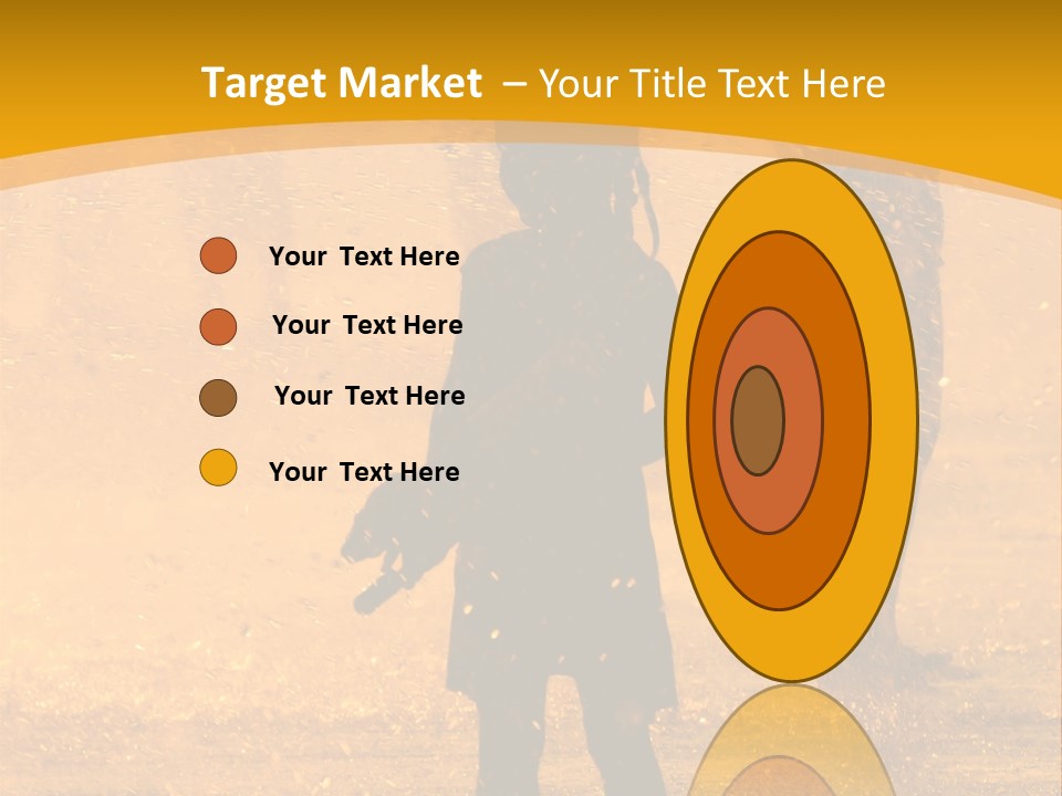 A Girl Standing In The Rain With Her Hands In Her Pockets PowerPoint Template