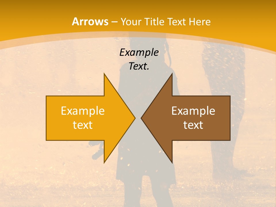 A Girl Standing In The Rain With Her Hands In Her Pockets PowerPoint Template