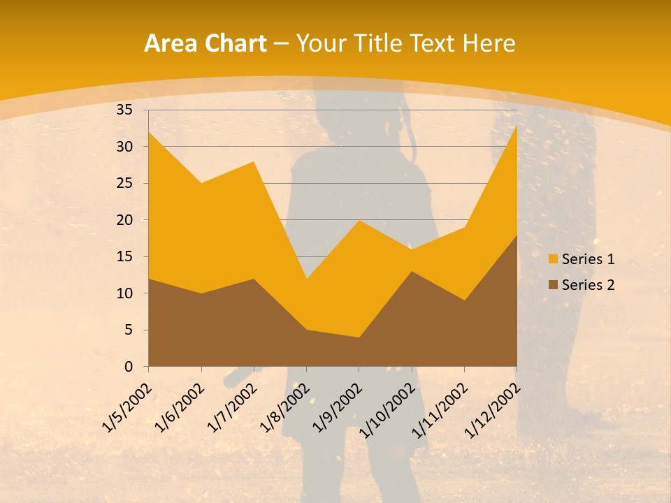 A Girl Standing In The Rain With Her Hands In Her Pockets PowerPoint Template