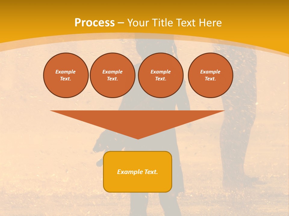 A Girl Standing In The Rain With Her Hands In Her Pockets PowerPoint Template