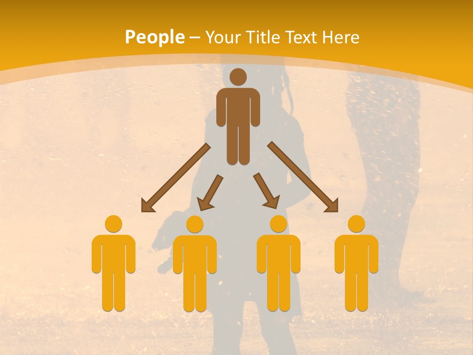 A Girl Standing In The Rain With Her Hands In Her Pockets PowerPoint Template