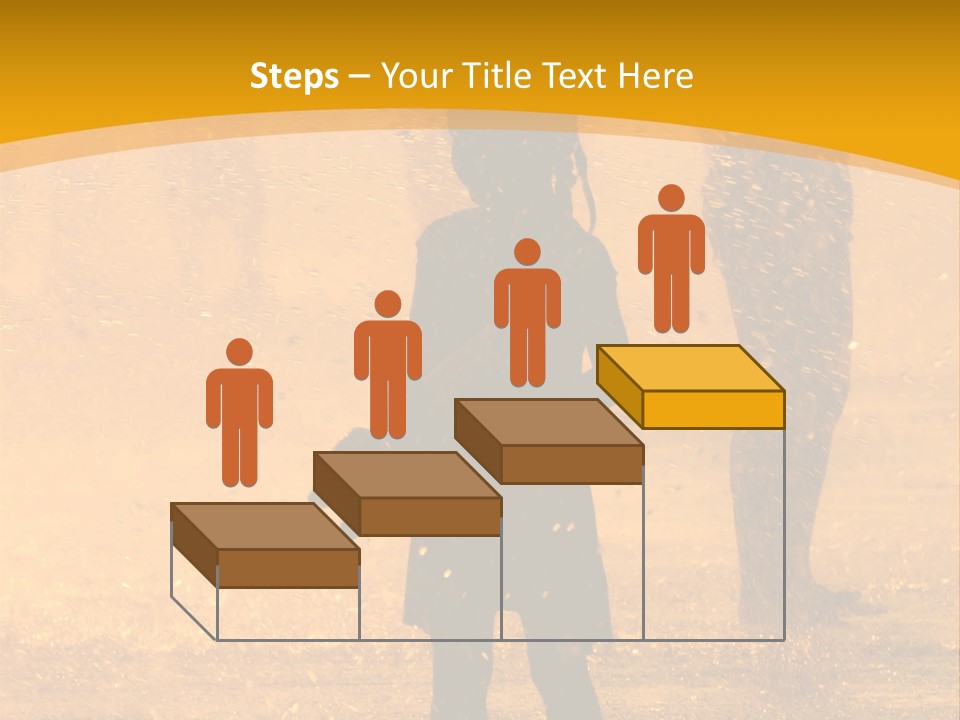 A Girl Standing In The Rain With Her Hands In Her Pockets PowerPoint Template