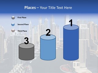 A City Skyline With Boats In The Water PowerPoint Template