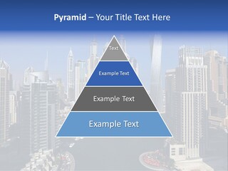 A City Skyline With Boats In The Water PowerPoint Template